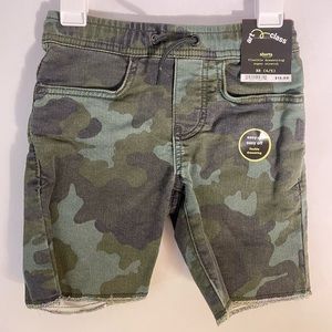 Kids Camo Jean Cutoff Shorts